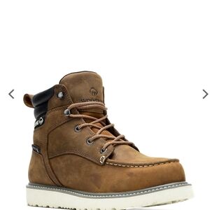 NIB Wolverine Men's Trade Wedge 6" Soft-Toe Work Boot Sz 11EW